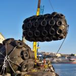 Horizontal Pneumatic Rubber Fender STS Floating Dock Fenders