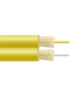 China High Density Zip-Cord Duplex Fiber Optic Patch Cable with Zipped-Paired Fibers for Flexible Indoor/Outdoor Applications wholesale