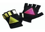 Fingerless Traffic Safety Gloves 200 - 600 Feet Size Fit Road Management