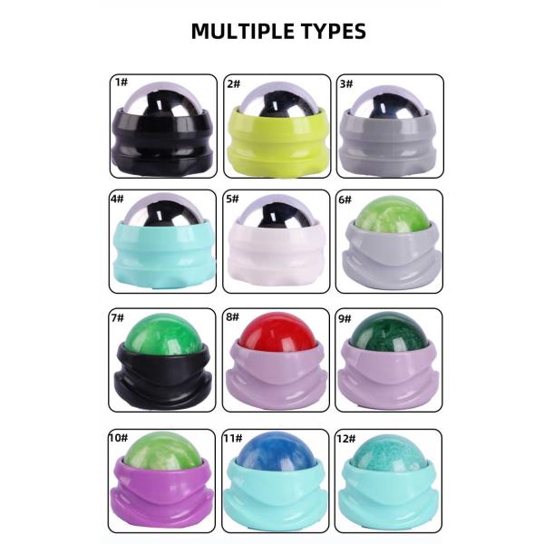 Colorful Handheld Self Massage Roller Ball Dia54mm Simple Device