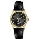 Black OEM Round Shape Classic Automatic Watch CD Pattern Mineral Glass