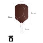 16mm Rough Surface Pickleball Paddle Custom Logo T700 Carbon Fiber Pickleball