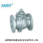 Mounting Pad SS304 Ball Flanged Rf Floating Ball Valve