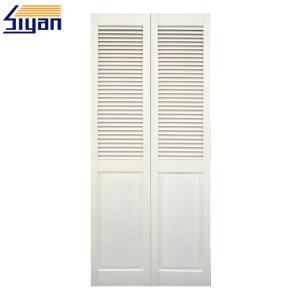 China Surface Finished Louvered Bifold Closet Doors , Louvered Interior Doors For Cabinets wholesale