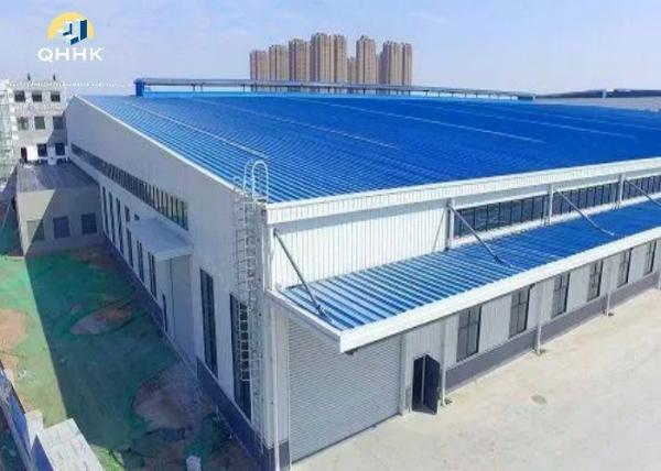 Residential Prefabricated Steel Structure Hot Rolled Steel Portal Frame