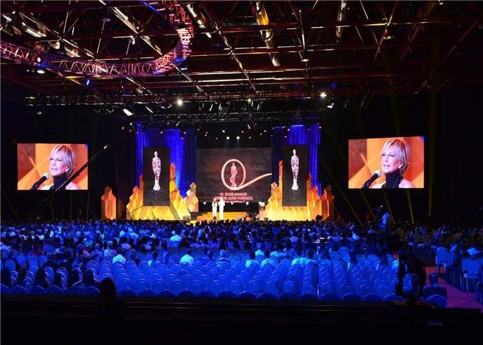 Super HD 4K P3.91 Rental LED Display With 500*1000mm Die Casting Aluminum Cabinet