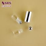 BLP-1ML Glass Roller Applicator Cylindrical Roll-On Bottle for Chic and