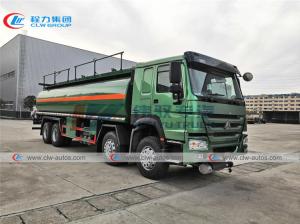 China Anti Corrosion Howo 8*4 25000L 30000L Oil Tanker Truck wholesale