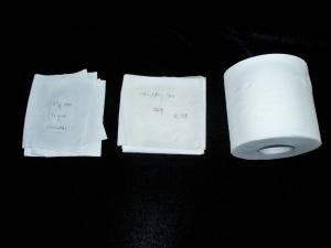 China Unbleached Ultra soft toilet Paper Roll 3 Ply Tissues , virgin wooden pulp wholesale
