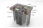 Durable Full Height Turnstile 304 Stainless Steel , Flexible Entrance Gate