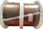Type K Fiberglass Thermocouple Compensating Cable 24AWG Solid , American
