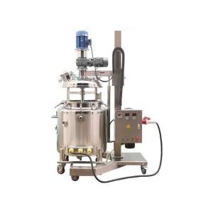 China Industrial Battery Slurry Mixer 100 Liters Double Motors Vacuum Emulsifying Mixer wholesale