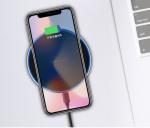 ABS+Aluminum Super Slim QI Certified Fast Charging Portable Wireless Charger 10W