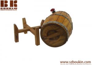 soild wooden beer keg and wooden wine keg with SS inner available for different timber