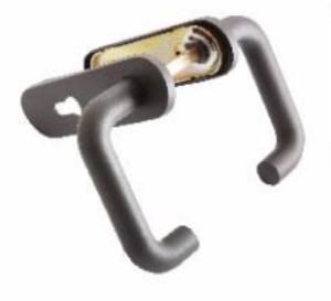 China Indoor Door Lock Handle with Modern Style Door Thickness 35-60mm wholesale