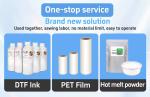 30cm 60cm Hot Peel Matte DTF White Ink Pet Film A3 A4 Dtf Print Film
