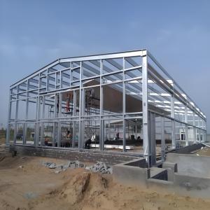 China Insulated Steel Structure Poultry House With Sandwich Panel Walls Weather Proof wholesale