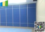 Plywood / Gypsum Wooden Hanging Sliding Partition Walls Bare Finish