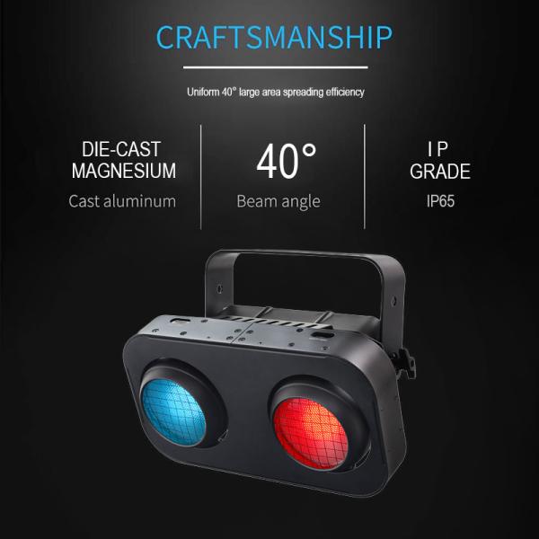 Hot Selling COB 200W Audience Blinder 2 Eyes Blinder Stage Studio Light Strobe