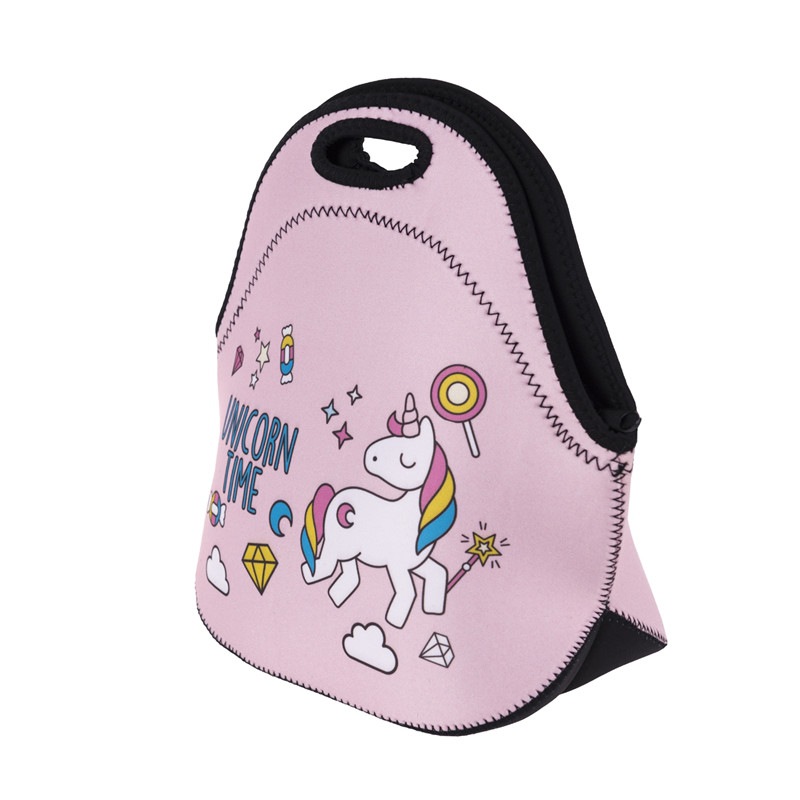 Reusable Outdoor Insulated Tote Lunch Bag Waterproof SBR School Cooler Bag