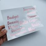 Waterproof Etiquetas Paper Thank You 'Stiker' Logo Printed Custom Private
