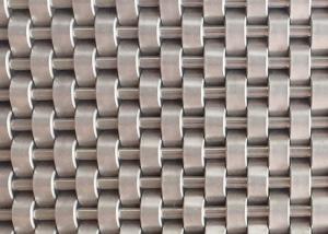 China 316SS Decorative Elevator Woven Steel Mesh Panels 6m Max Length wholesale