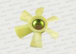 E320 E320B Excavator Cooling Fan Blade S6KT Engine Fan 6 Blade White Color