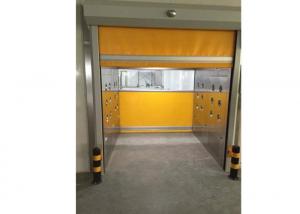 China Cargo Air Shower Tunnel Stainless Steel Cabinet Rapid Rolling Automatic Door on sale