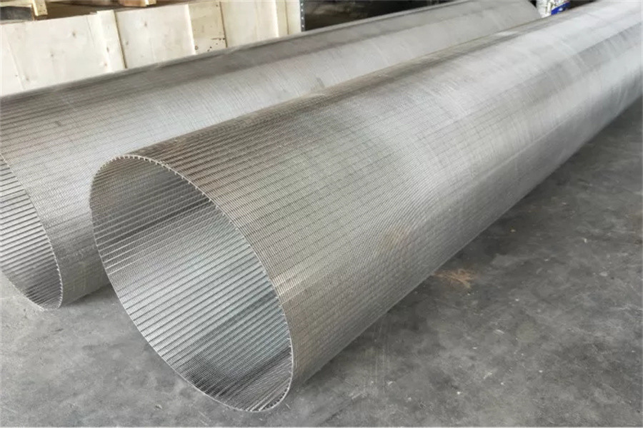Wire Wrapped Johnson Well Screens SS304 375mm Diameter 2.95m Length