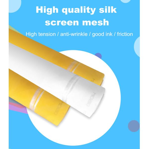 Screen printing mesh 140T 350 mesh high tension polyester mesh polyester printing plate mesh