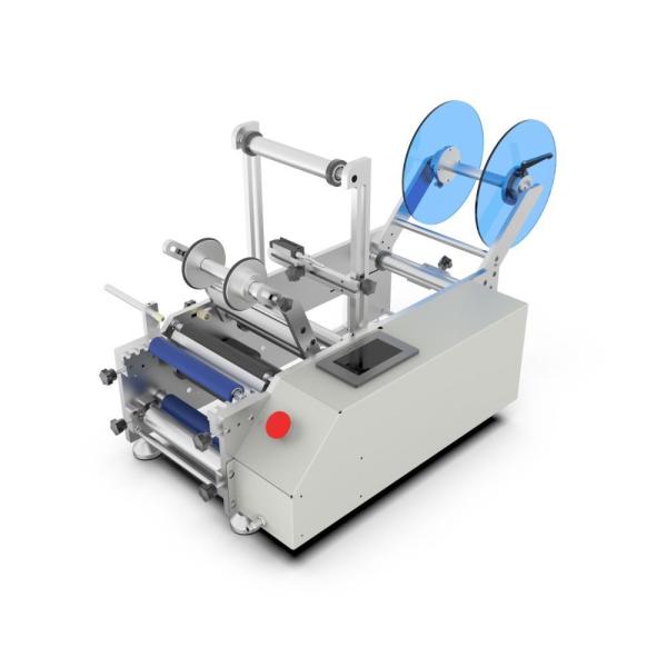Semi Automatic Round Bottle Labeling Machine Can Be Paired With Date Code Label Printing Machine