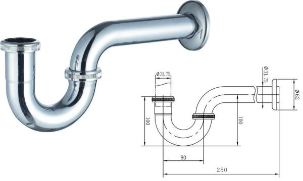 bathroom fittings,bathroom accessories,siphon,p trap,S trap