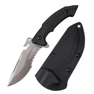 China Military Paratrooper Double Edged Tactical Dagger Knives G10 56HRC wholesale