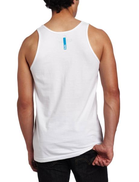 Breathable Cotton Mens Casual Tops , Screen Print Graphics