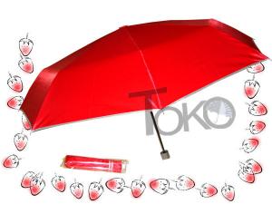 China UV Protection Manual Open Umbrella , Two Person 3 Fold Umbrella Sturdy Frame wholesale