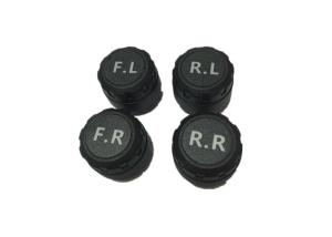 China Black Wireless Car Tire Pressure Sensor TPMS With 120mAh Battery wholesale