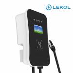 Single Phase Wall Box Ev Charger Station With Type2 Cable 32A
