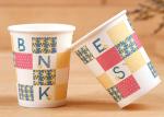 Hot And Cold Insulated Disposable Cups , Take Out Biodegradable Paper Cups
