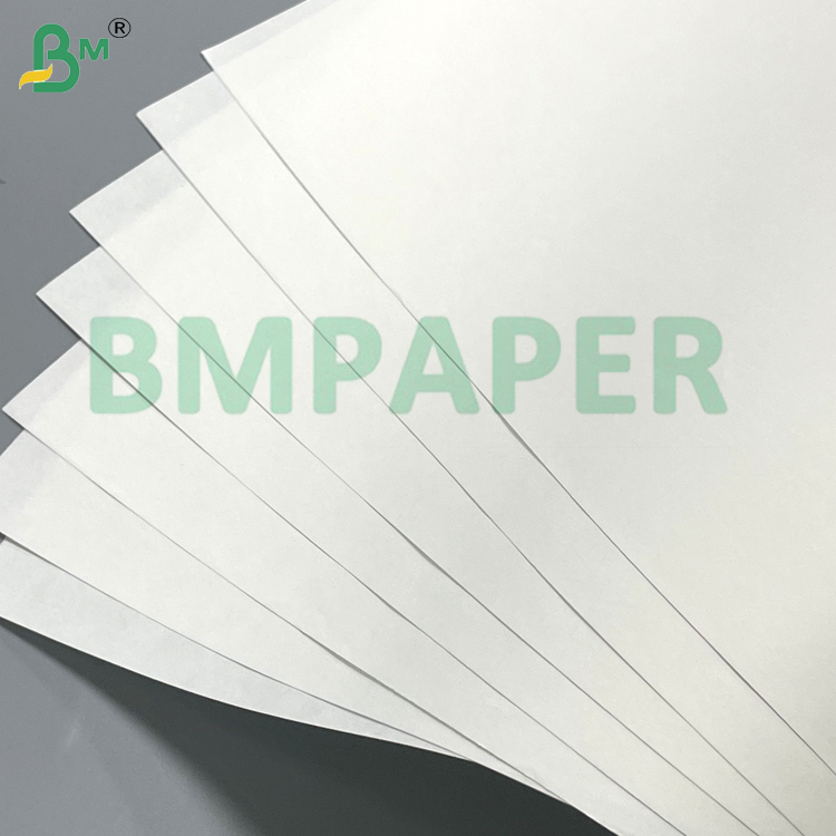 80GSM 90GSM White Kraft Paper for Bags High Strength Tear Resistant Food Safe Full Wood Pulp