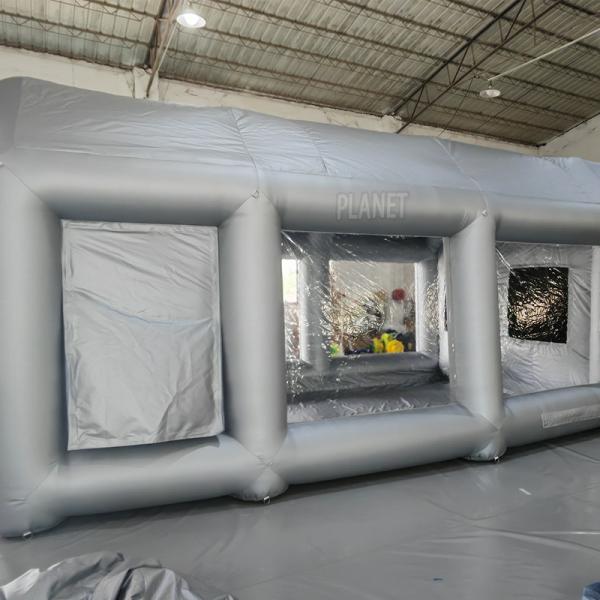 Portable PVC Paint Booth Mobile Inflatable Spray Painting Booth Vehicle Car Tent