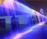 Morden Color Changing Waterfall Fountains Musical Signal Control