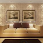 Fireproof B1 Grade 3D Board Acoustic Waterproof Purple Wall Panel for Living