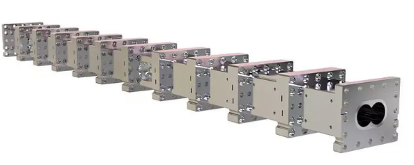 Co Rotating Twin Screw Extruder Barrel For Masterbatch Compounding