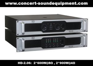 China 2x600W Stable Analog Audio Amplifier For Living Event, Conference, Church and Concert wholesale