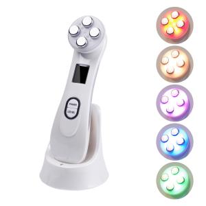 China 5 in 1 RF&amp;EMS Radio Mesotherapy Electroporation Face Massager wholesale
