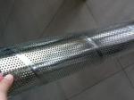 Galvanized Steel Spiral Perforated Tube , Perforated Muffler Tubing ASTM GB DIN