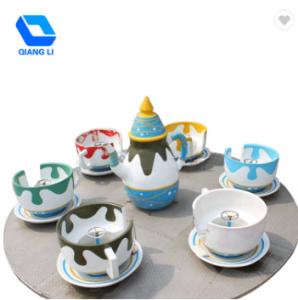 China Attractive Kids Coffee Cup Ride / Cute Style Self Control Teacup Amusement Ride wholesale