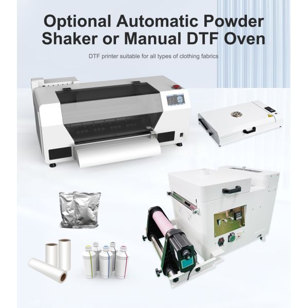 KECAI Professional XP600 Print Head CMYKW Printing System A3 DTF Printer for Sportswear Denim Fashion Apparel Factory Wholesale