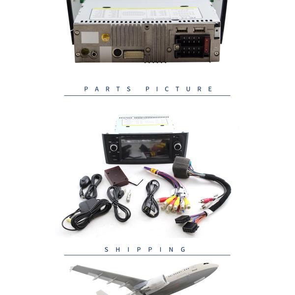 Car DVD Player Android 7.1 with 6.1 inch touch screen For OLD PUNTO