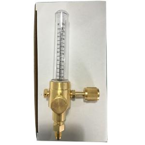 China 1/4-Inch Female Flare Inlet Connection Nitrogen Regulator Flow Indicator Brass Yellow HVAC wholesale